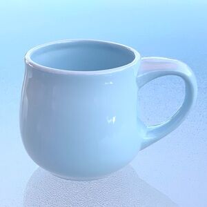 Starbucks 2005 Edition Light Blue Chubby Pot Belly Mug